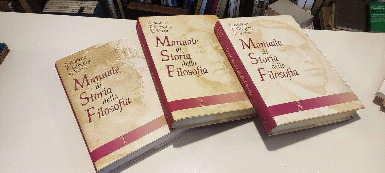 Manuale di Storia della filosofia 3 volumi | Immagine principale