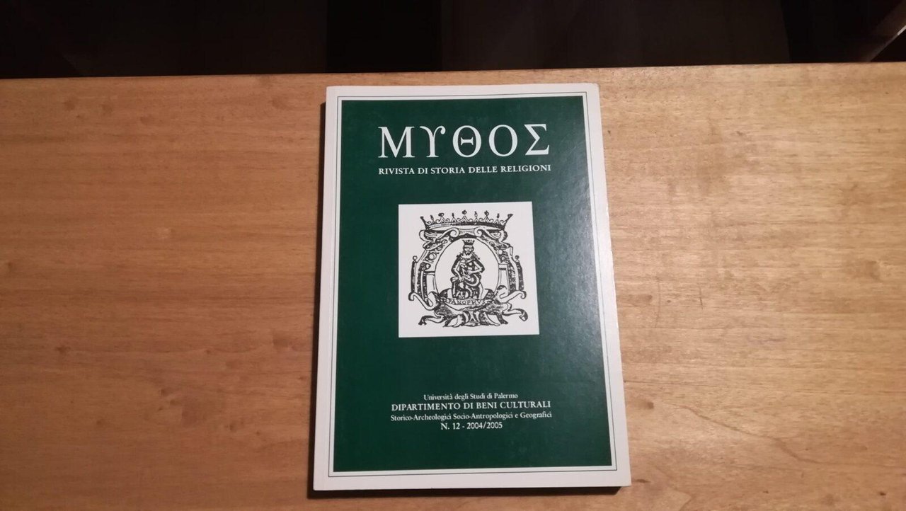 Mythos. Rivista di storia delle religioni 12