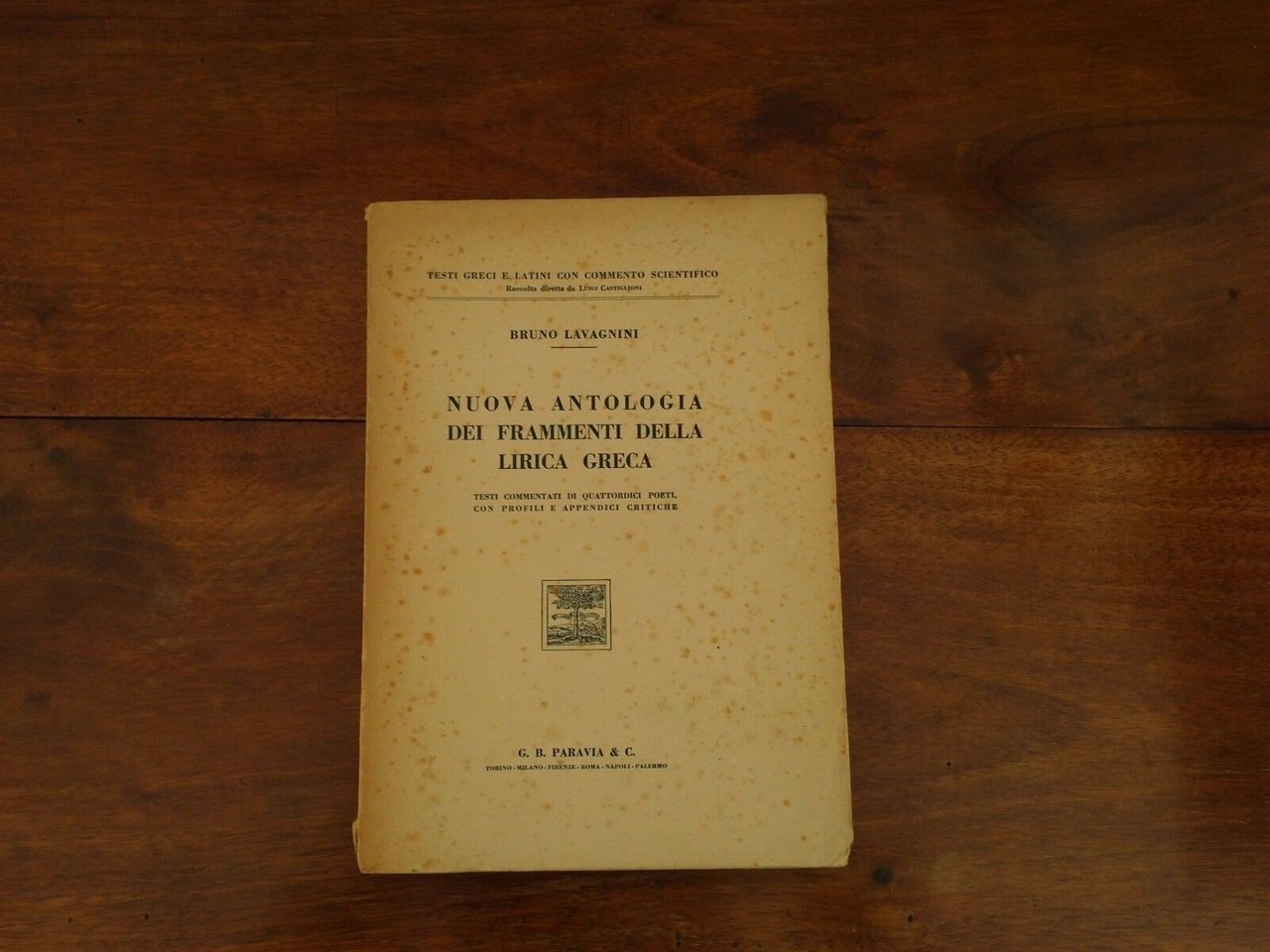 Nuova antologia dei frammenti della lirica greca