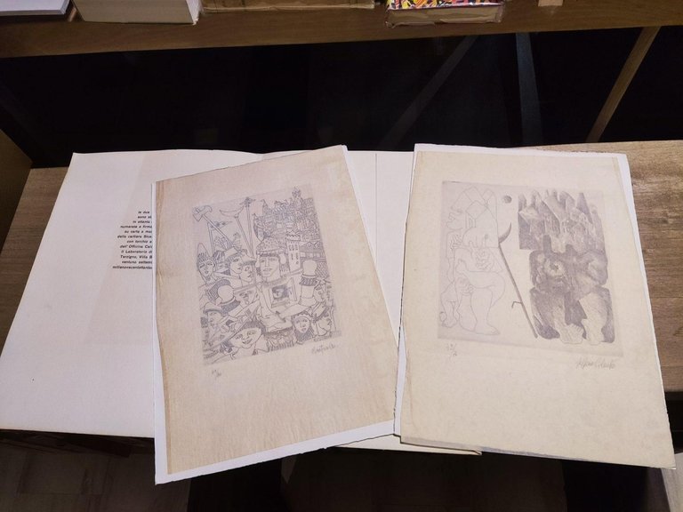 Polisoutopos. Due acqueforti di Geppino Cilento e Clara Fiorillo