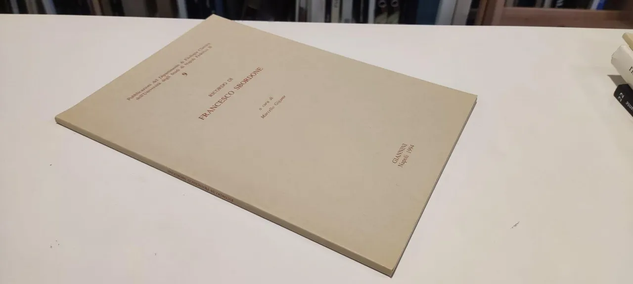 Ricordo di Francesco Sbordone | Immagine principale