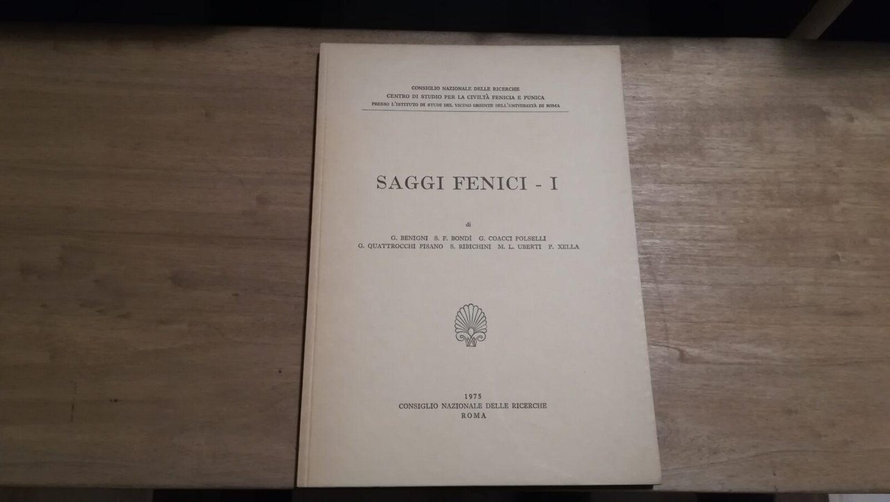 Saggi Fenici I