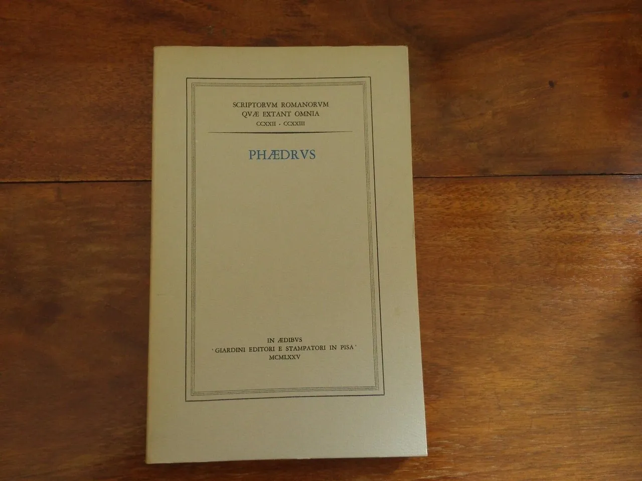 Scriptorum romanorum - Phaedrus | Immagine principale