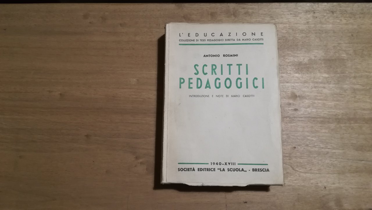 Scritti pedagogici