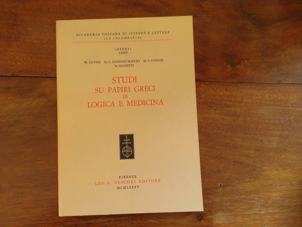 Studi su papiri greci di logica e medicina