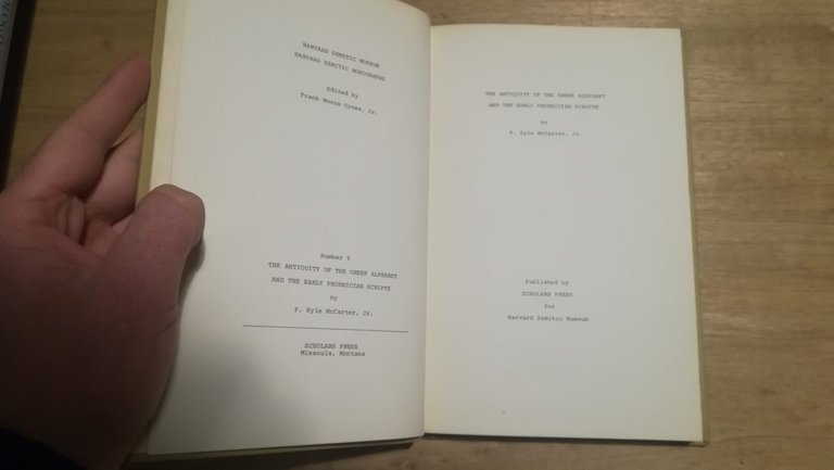 The Antiquity of Greek Alphabet and the Early Phoenician Scripts