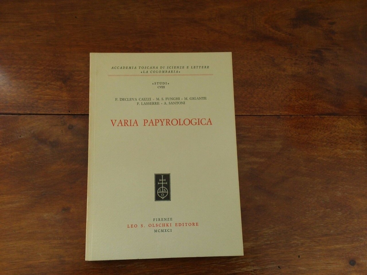 Varia Papyrologica