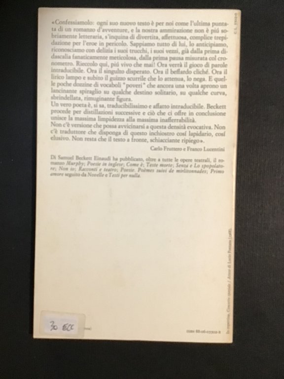 TRE PEZZI D'OCCASIONE