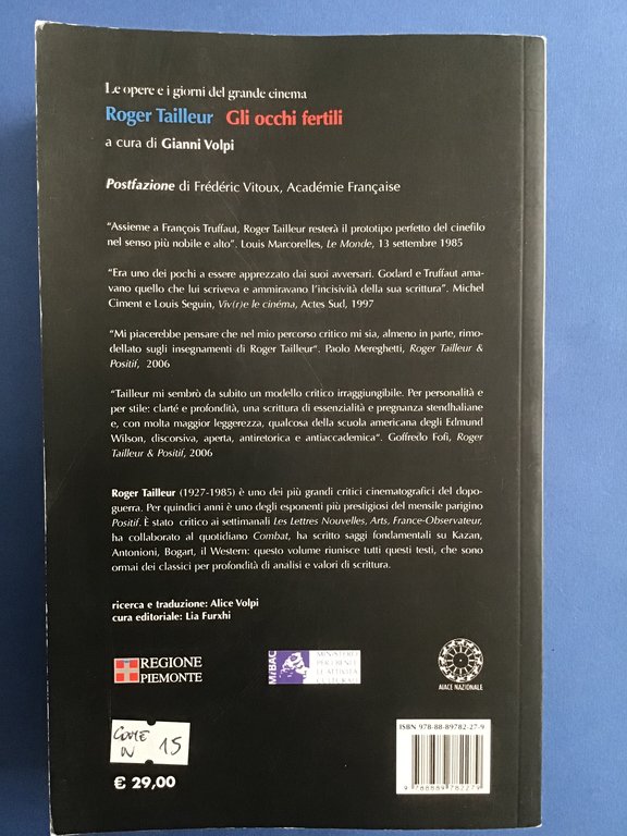 ROGER TAILLEUR. GLI OCCHI FERTILI