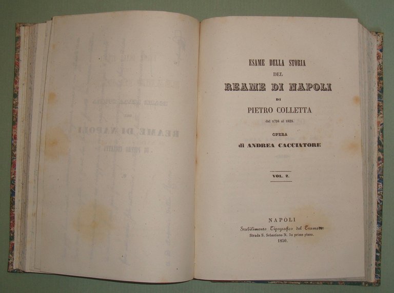 Esame della storia del Reame di Napoli di Pietro Colletta …