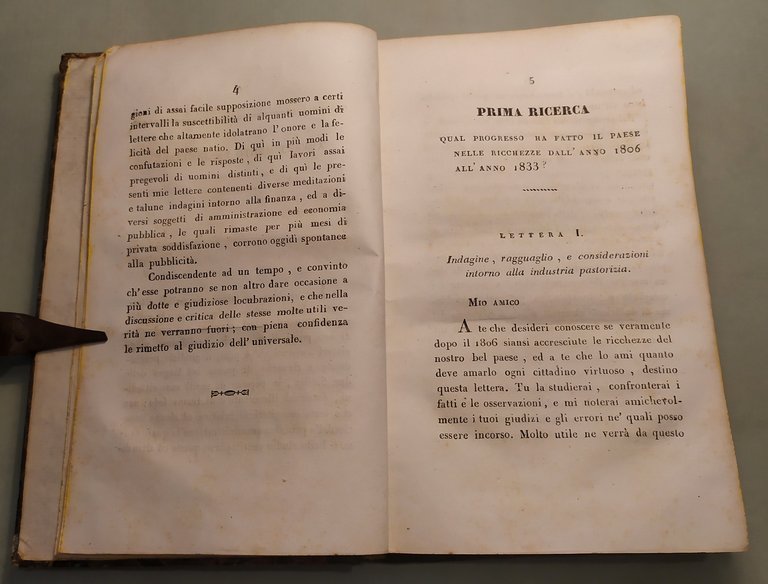 Della condizione economica del Regno di Napoli.