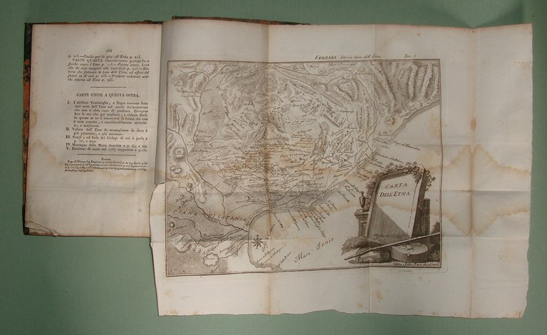 Descrizione dell’Etna con la storia delle Eruzioni e il catalogo …