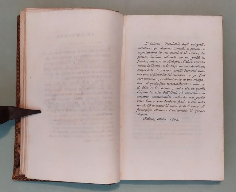 Ultime lettere di Jacopo Ortis.