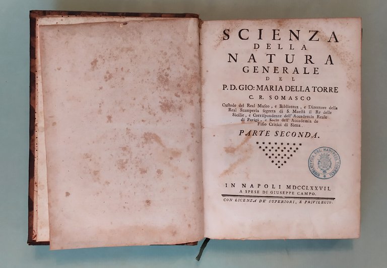 Scienza della natura generale.