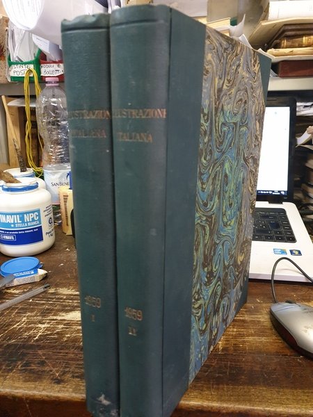 L'Illustrazione Italiana, mensile. Anno 86 1959 annata completa in due volumi.