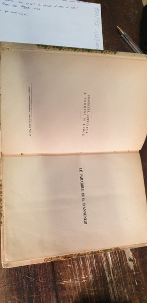 Le parabole, raccolte e annotate da Guglielmo Ferri. Prima edizione.