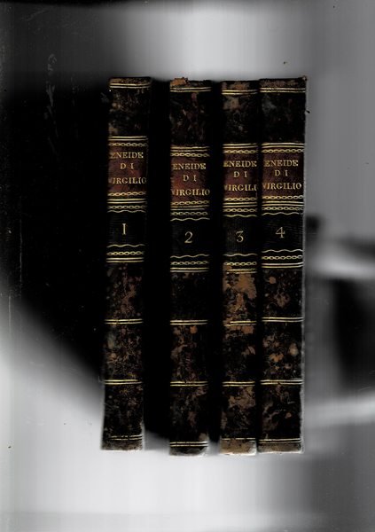 Eneide volgarizzata dal P. Bartolomeo Beverini ddlla congregazione della Madre di Dio. Vol. I-IV. Testo latino a fronte.