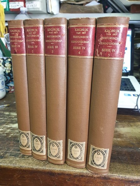 Kronijk van het historisch genootschap gevestigd te Utrecht. jaargang 1860-64. …