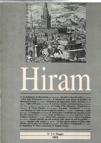 Hiram, rivista e organo ufficiale del Grande Oriente d'Italia. nà …