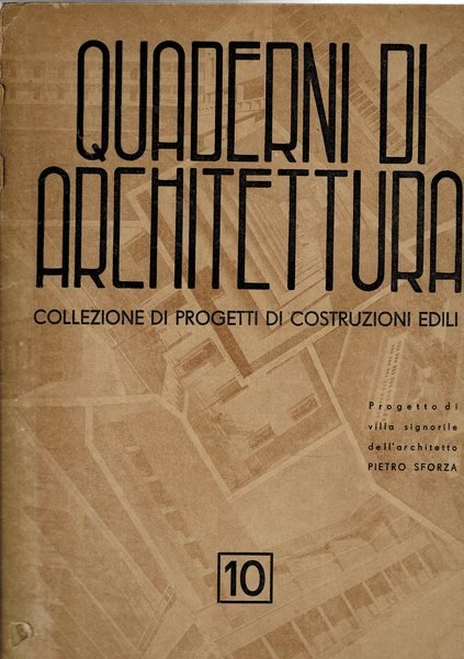 Quaderni di architettura collezione di progetti di costruzioni edili n° …