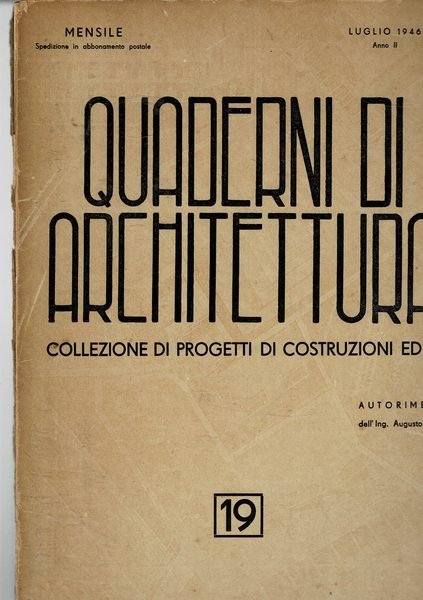 Quaderni di architettura collezione di progetti di costruzioni edili n° …