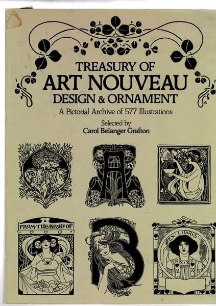 Treasury of art nouveau. Design & Ornament. A pictorial Archive …