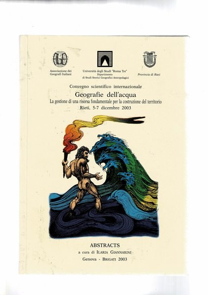 Geografia dell'acqa. La gestione di una risorsa fondamentale per la …