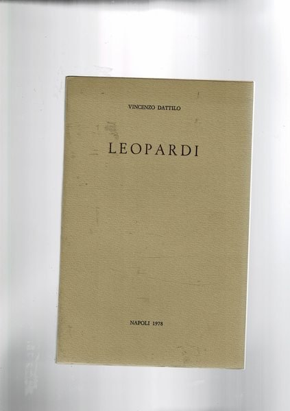 Leopardi. Il paesaggio e l'ambiente, ritratti veri e falsi, la …