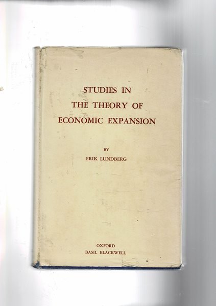Studies in the theory of economic expansion.