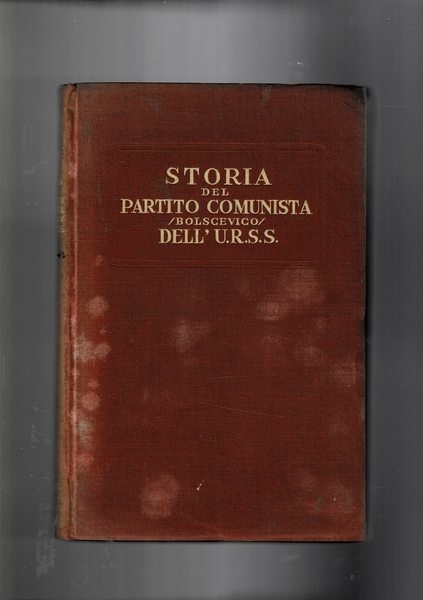 Storia del partito comunista bolscevico dell'U.R.S.S.