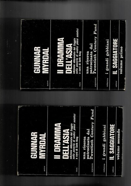 Il dramma dell'Asia, edizione abbreviata del saggio sulla povertà di …