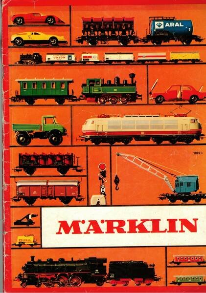 Catalogo dei trenini Marklin del 1972.