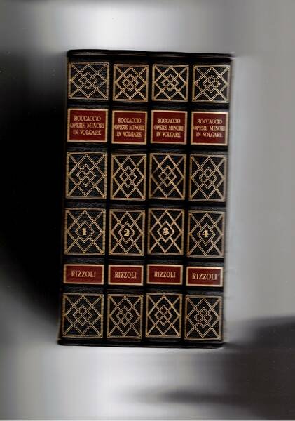 Opere minori in volgare vol. I-IV.