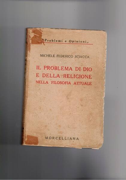 La filosofia, oggi. Solo vol. I° di due. | Immagine principale