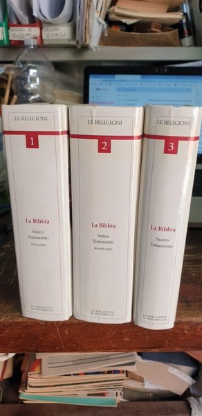 La Bibbia: Antico Testamento vol. I-II; Nuovo testamento vol. unico. Testo integrale Cei con note e ill.