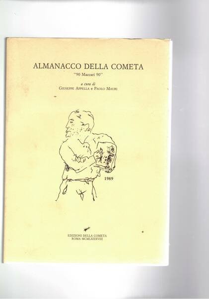Almanacco della cometa 1989, ("90 Maccari"). Scritti di di Ajello, …