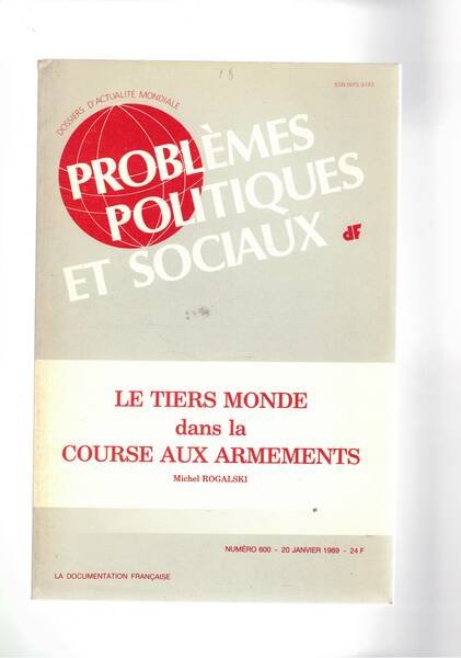 Le tiers monde dans la course aux armements, n° 600 …