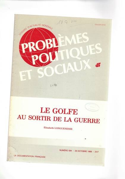 Le Golfe au sortir de la guerre n° 594 del …