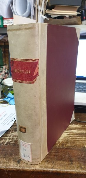 r de l'episcopat de S. Ambroise; della giurisdizione metropolitica della …