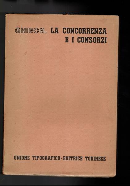 La concorrenza e i consorzi.