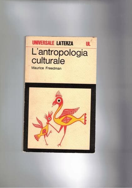 L'antropologia culturale.