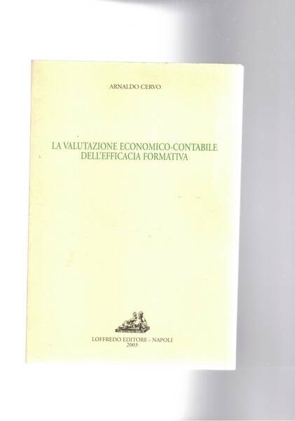 La valutazione economico-contabile dell'efficacia formativa.
