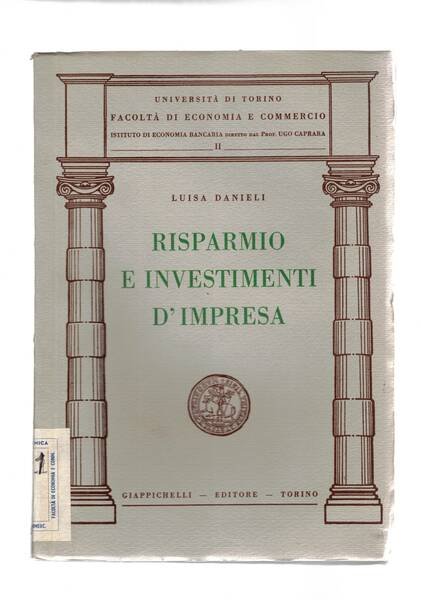 Risparmio e investimenti d'impresa.