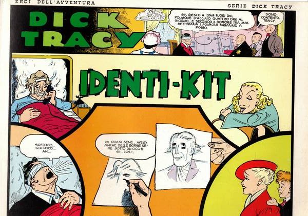 Dick Tracy. Identi-Kit. n° del 15 apr. 1977.