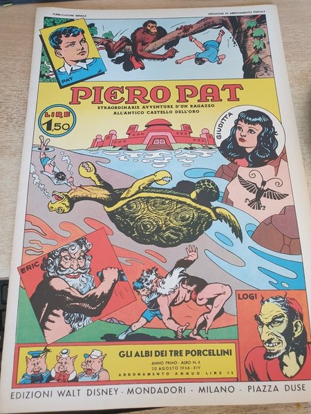 Piero Pat straordinarie avventure d'un ragazzo all'antico castello dell'oro. n° …