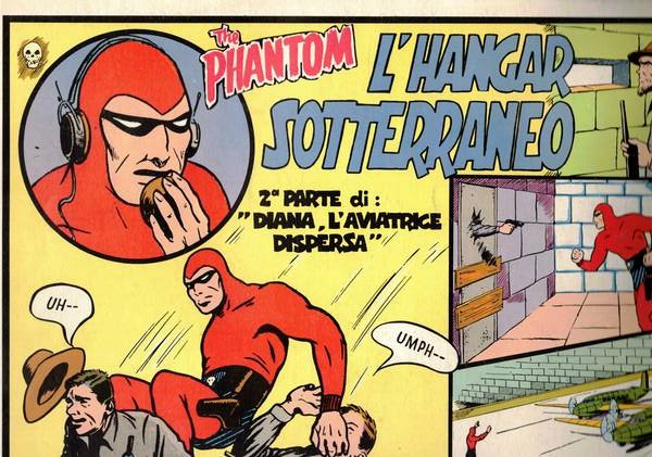 The Phantom. L'hangar sotterraneo, 2a parte di Diana l'aviatrice dispersa. …