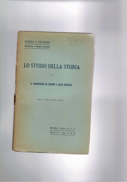 Lo studio della storia.