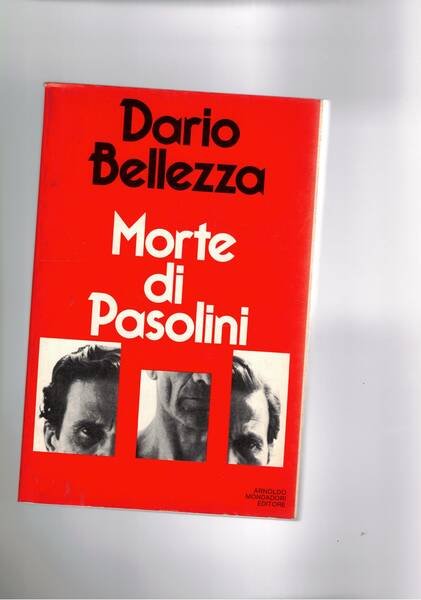 Morte di Pasolini. Prima edizione.