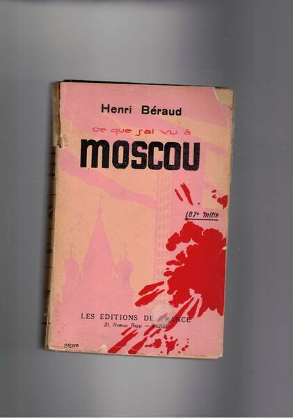 Ce que j'al vu à moscou.