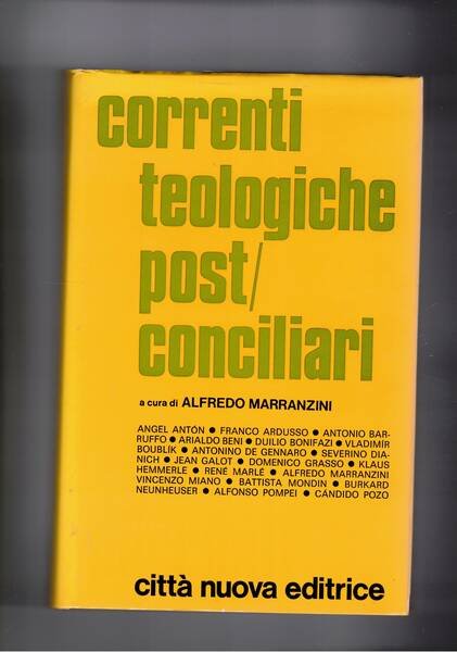 Correnti teologiche post/conciliari.